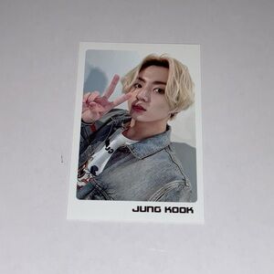 BTS Jung Kook Photocard
